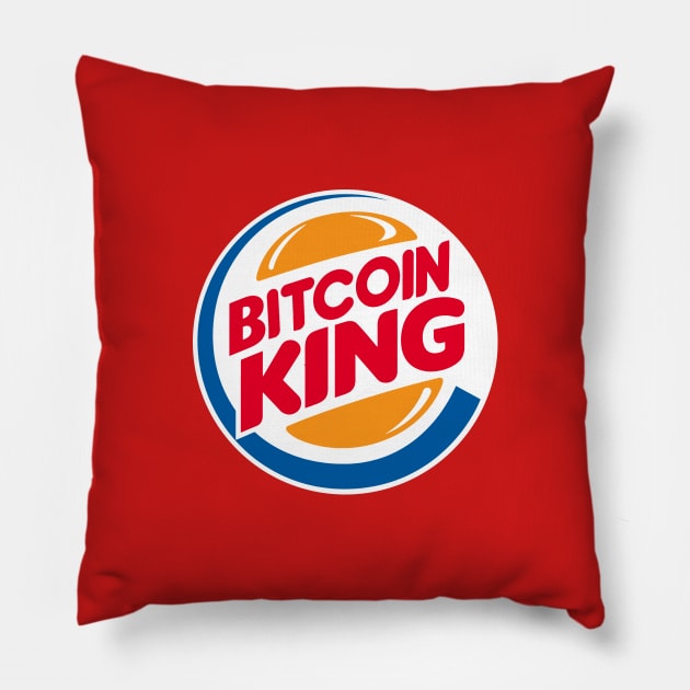 Bitcoin King Pillow by phneep