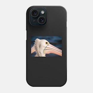 Pelican Portrait, Golden Beach Caloundra Phone Case