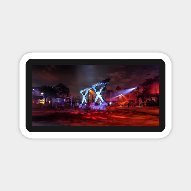 HHN XX LANDSCAPE 2 Magnet by dltphoto