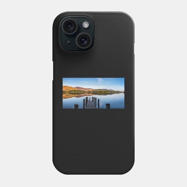 Ashness Jetty, Derwentwater Phone Case by Reg-K-Atkinson