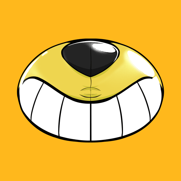 Pool toy muzzle, Yellow by Pawgyle