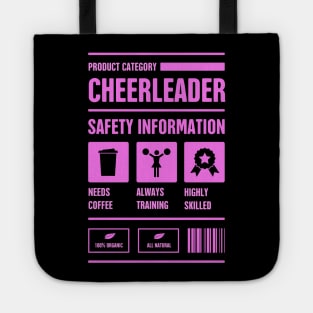 Safety Information | Funny Cheerleading Cheerleader Tote