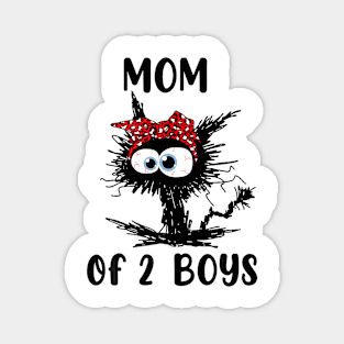 Mom Of 2 Boys Magnet