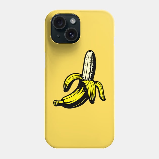 Flirty Banana Phone Case by ArtFactoryAI