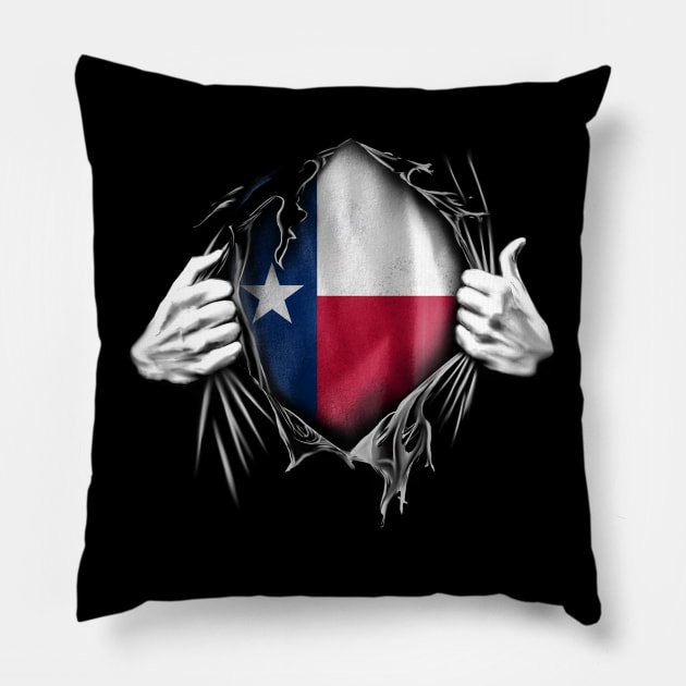 texas state, i love texas Pillow by TopTees