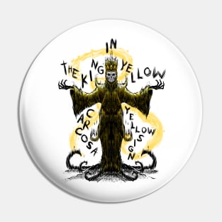 The Reign of Madness: Hastur The King in Yellow Design Pin