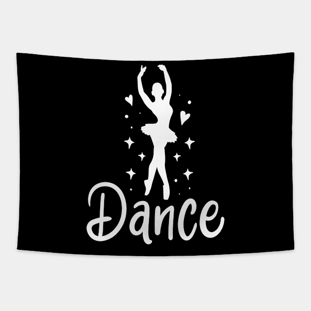 Ballet Ballerina Tapestry by CreativeGiftShop