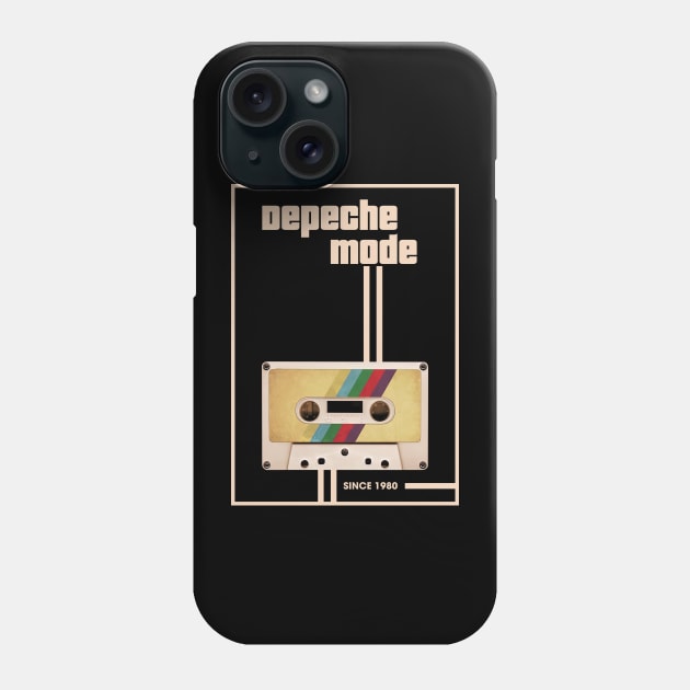 Depeche Mode Music Retro Cassette Tape Phone Case by Computer Science