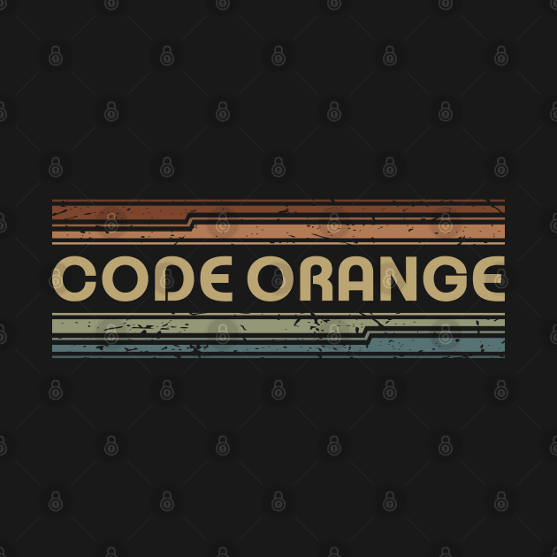 Code Orange Retro Lines by casetifymask