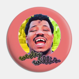 Retro Wesley Willis Visual Tribute Pin