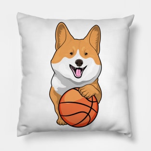 Corgi Basketball player Basketball Pillow