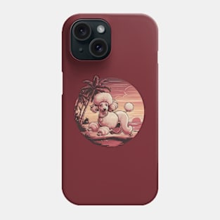 Vintage Retro Poodle Dog Phone Case