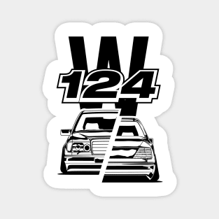 W124 Stance Classic Magnet