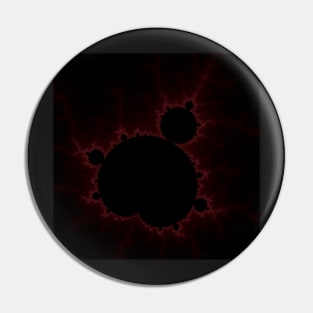 Fractal Light - Red Mandelbrot Pin