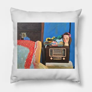 The Room of Beautiful Vintage Things Pillow