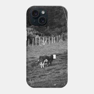 Cow (black and white) Phone Case