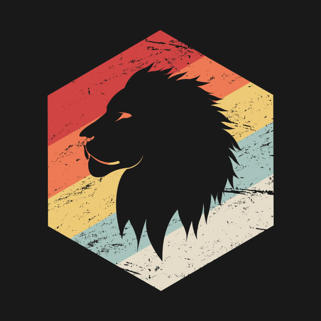 Retro 70s Lion by MeatMan