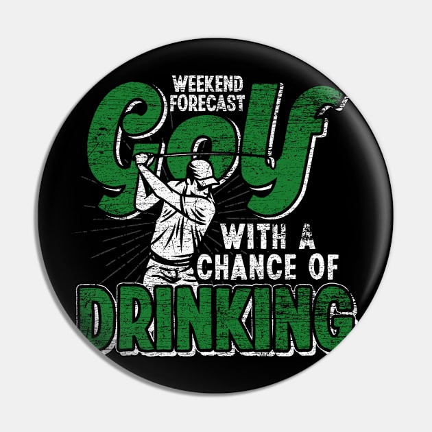 Golf drinking grunge Pin by ShirtsShirtsndmoreShirts