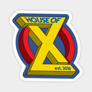 HouseOfX-GroupShirt by Neon Horror Magnet