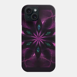 Purple Lightening Kaleidoscope Phone Case