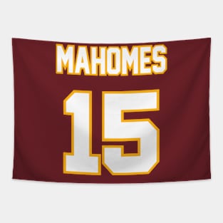 Patrick Mahomes Kansas City Chiefs Game Jersey Tapestry