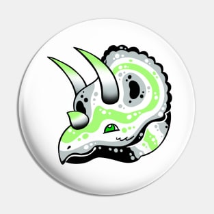 Pride Dinosaur - Agender Pin