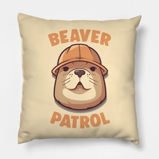 Beaver Patrol Pillow