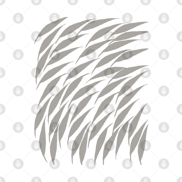 Grey Leaf Pattern by jen28