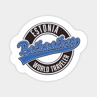 Estonia backpacker world traveler Magnet