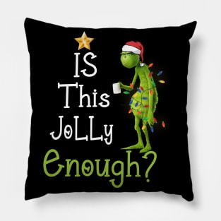 Is this jolly enough Noel merry christmas Pillow