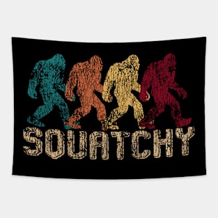 Vintage bigfoot squatchy Tapestry