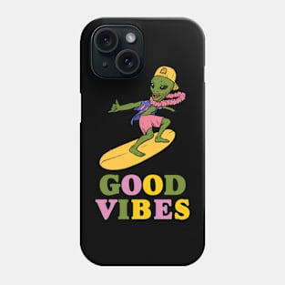 Good Vibes, Galactic Rides: Hang Loose with Our Alien Bro! Phone Case