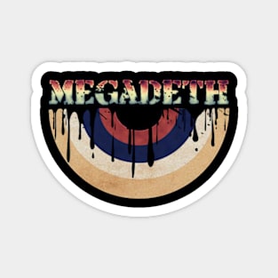 Melted Vinyl Vintage - "Megadeth" Magnet