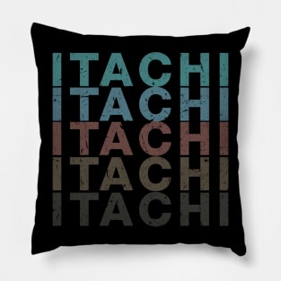 Vintage Proud Name Itachi Personalized Birthday Retro Pillow