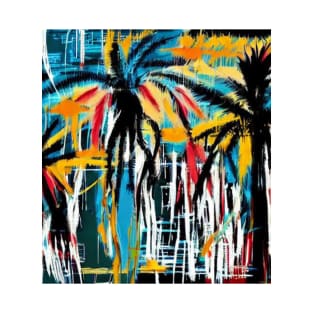 Street Party Palm Trees Summertee T-Shirt