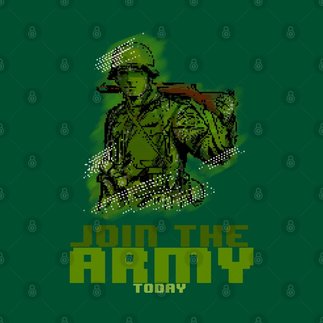 Join the Army 8bit PixelArt by akyanyme