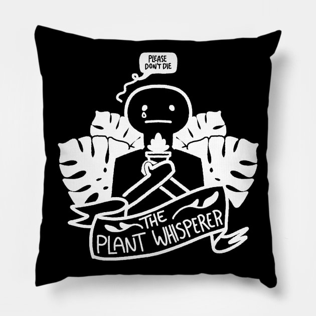 the Plant Whisperer Pillow by Jacfruit