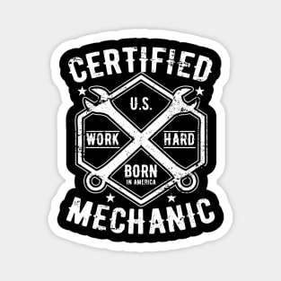 Certified Mechanic Magnet