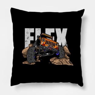 Jeep Flex Orange Pillow