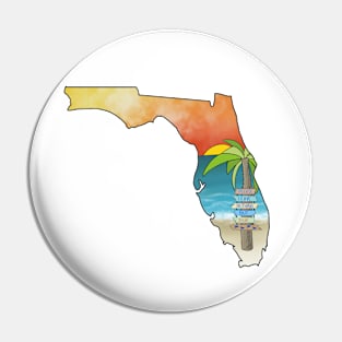 Florida State Beach Pin