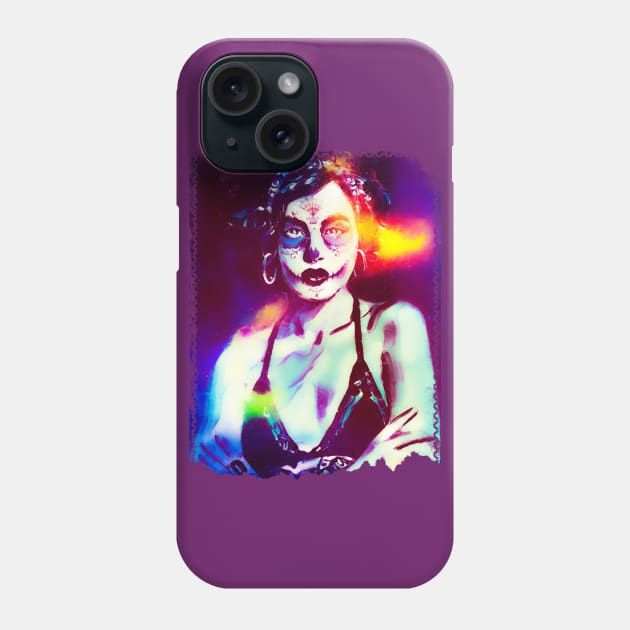 Santa Muerte Phone Case by mr.Ruin