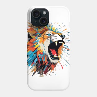 Lion Animal Freedom World Wildlife Wonder Abstract Phone Case