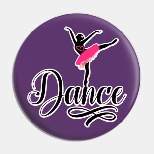 Dance with heart Pin