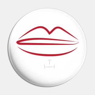 Red Lips Pin
