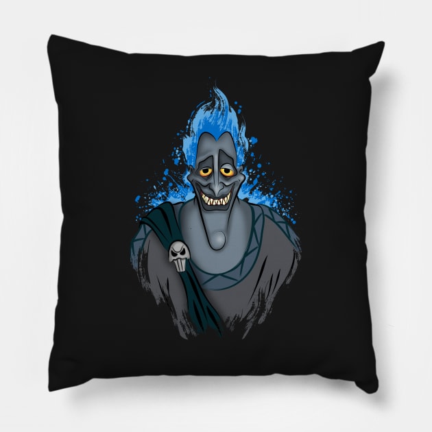 God of the Underworld Pillow by DrMonekers