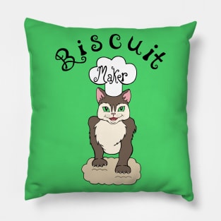 Biscuit Maker Cat Pillow