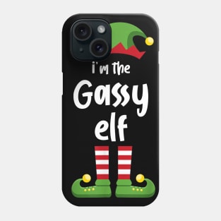 I'm The Gassy Elf Family Matching Christmas Pajama Gifts Phone Case