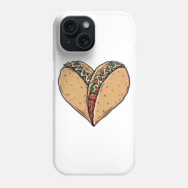 Taco Lover Phone Case by quilimo