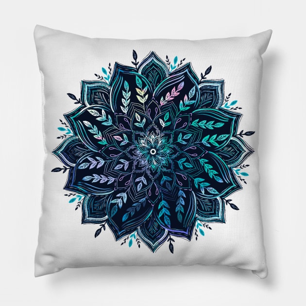 Mandala Pillow by Rosebud Studios