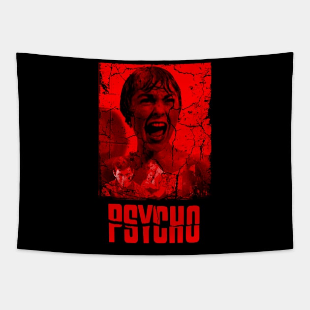 Psycho Movie Tapestry by WithinSanityClothing